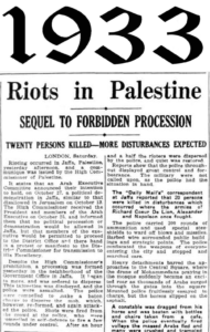 1933 riots