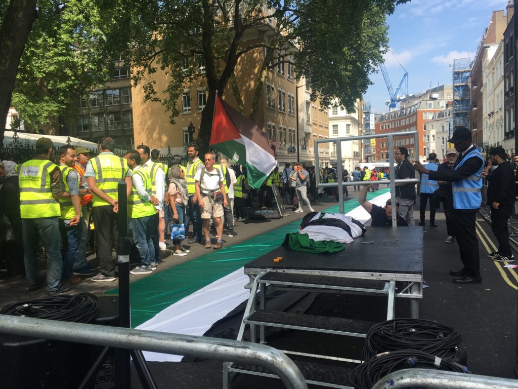 Hezbollah demonstration in London